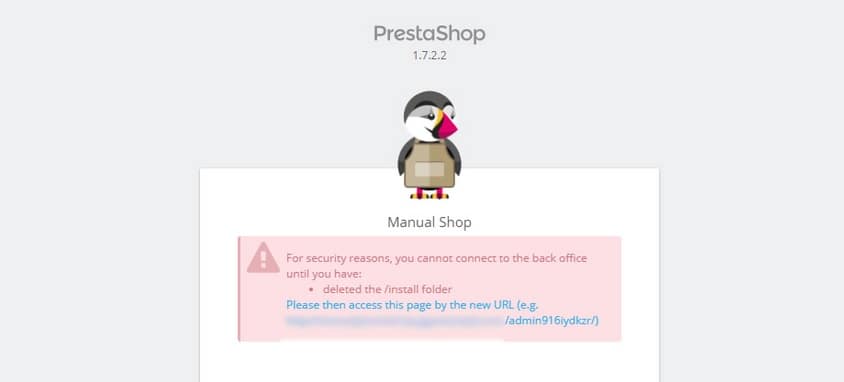 PrestaShop Install